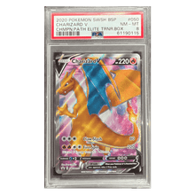 Charizard V PSA 8 2020 Pokemon Sword & Shield Black Star Promo Champion Path Elite Trainer Box Card #050