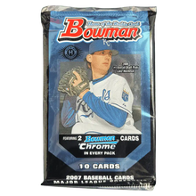 2007 Topps Bowman Baseball Single Pack