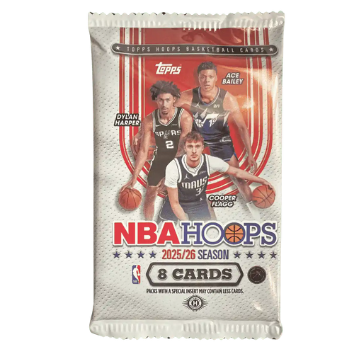 2025-26 Topps NBA Hoops Basketball Hobby Box - Single Pack