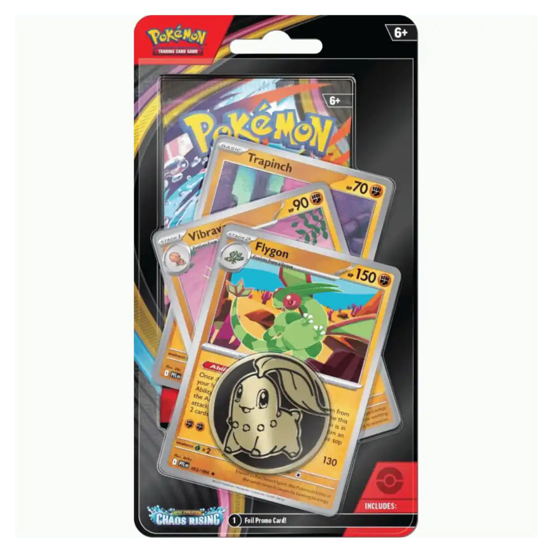 Pokemon TCG: Mega Evolution Chaos Rising Premium Checklane Blister - Flygon