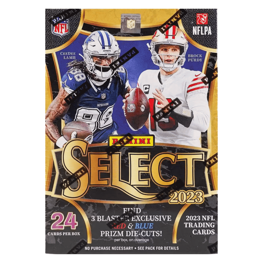 2023 Panini Select Football Blaster Box - Red & Blue Prizm