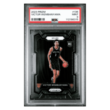 Victor Wembanyama PSA 9 2023 Panini Prizm Rookie RC Card #136