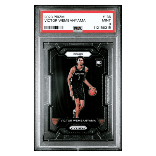 Victor Wembanyama PSA 9 2023 Panini Prizm Rookie RC Card #136