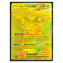 Mega Greninja ex Pokemon Chaos Rising Gold Hyper Rare Full Art Holo Card #122/086