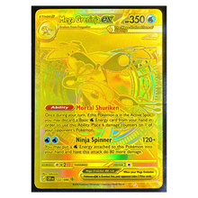 Mega Greninja ex Pokemon Chaos Rising Gold Hyper Rare Full Art Holo Card #122/086
