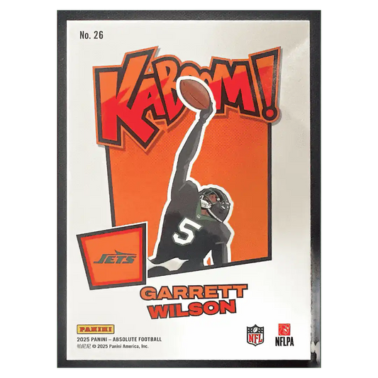 Garrett Wilson 2025 Panini Absolute Horizontal Kaboom! Card #26