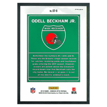 Odell Beckham Jr 2019 Panini Donruss Optic Downtown Card #DT8