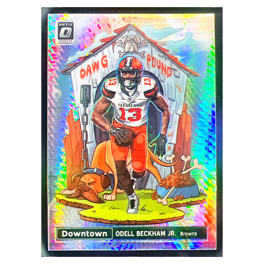 Odell Beckham Jr 2019 Panini Donruss Optic Downtown Card #DT8