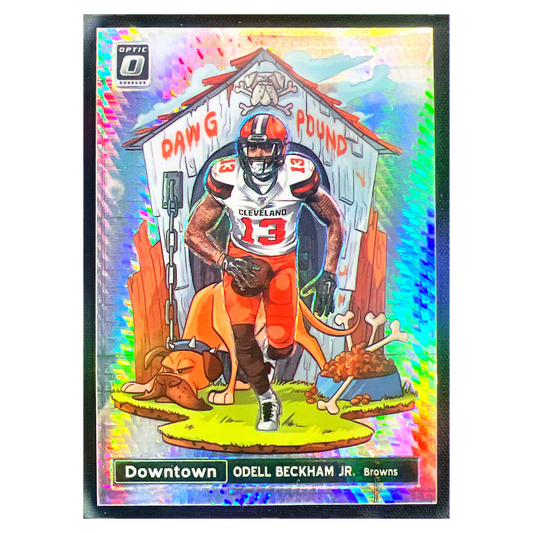 Odell Beckham Jr 2019 Panini Donruss Optic Downtown Card #DT8