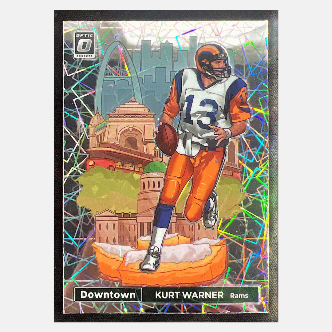 Kurt Warner 2022 Panini Donruss Optic Downtown Card #DTKW