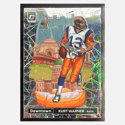 Kurt Warner 2022 Panini Donruss Optic Downtown Card #DTKW