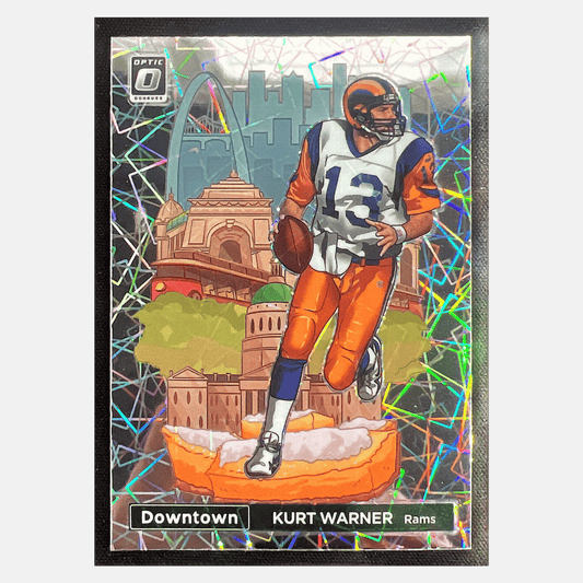 Kurt Warner 2022 Panini Donruss Optic Downtown Card #DTKW