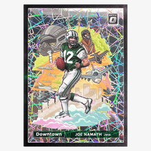Joe Namath 2021 Panini Donruss Optic Downtown Card #DT4