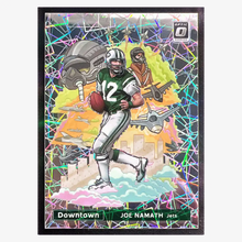 Joe Namath 2021 Panini Donruss Optic Downtown Card #DT4