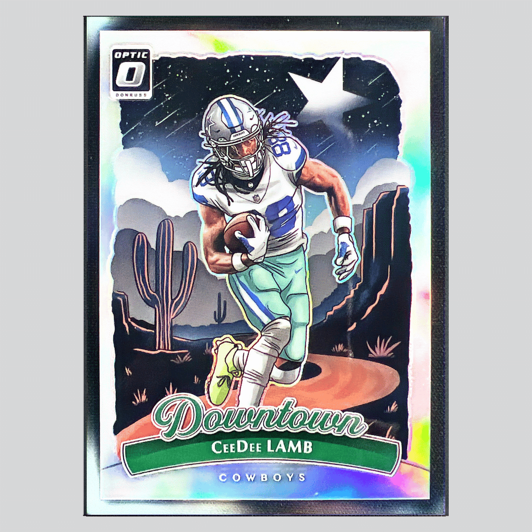 CeeDee Lamb 2025 Panini Donruss Optic Downtown Card #9