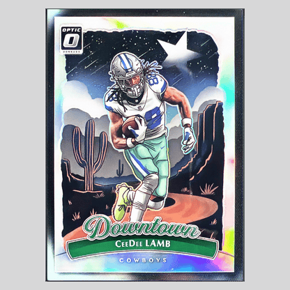 CeeDee Lamb 2025 Panini Donruss Optic Downtown Card #9