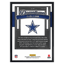 CeeDee Lamb 2025 Panini Donruss Optic Downtown Card #9