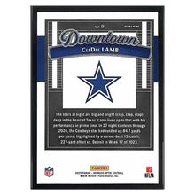 CeeDee Lamb 2025 Panini Donruss Optic Downtown Card #9