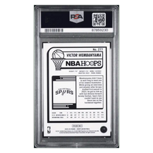 Victor Wembanyama PSA 9 2023 Panini NBA Hoops Silver Rookie RC #d/ 199 Card #277