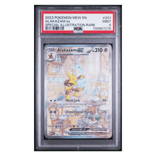 Alakazam ex PSA 9 2023 Pokemon Mew Special Illustration Rare Card #201