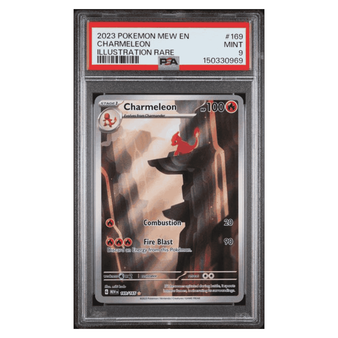 Charmeleon PSA 9 2023 Pokemon Mew Illustration Rare Card #169
