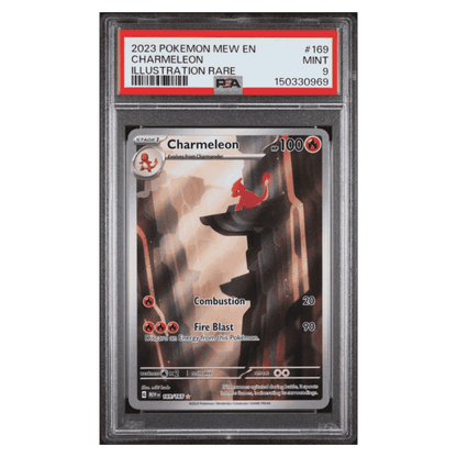 Charmeleon PSA 9 2023 Pokemon Mew Illustration Rare Card #169