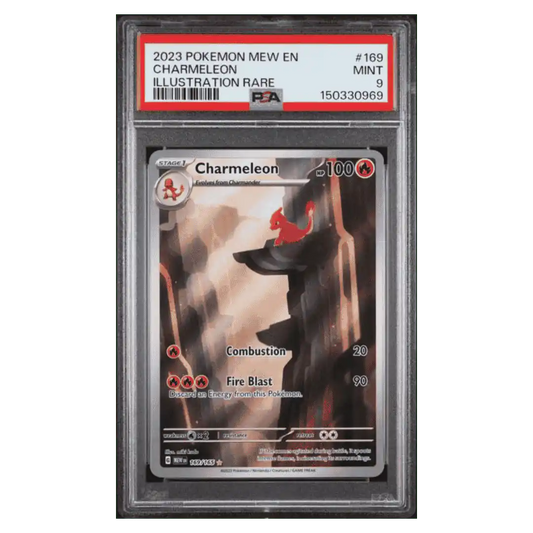 Charmeleon PSA 9 2023 Pokemon Mew Illustration Rare Card #169