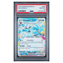 Glaceon ex PSA 10 2025 Pokemon Prismatic Evolutions Card #026