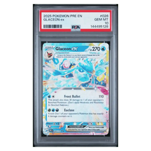 Glaceon ex PSA 10 2025 Pokemon Prismatic Evolutions Card #026