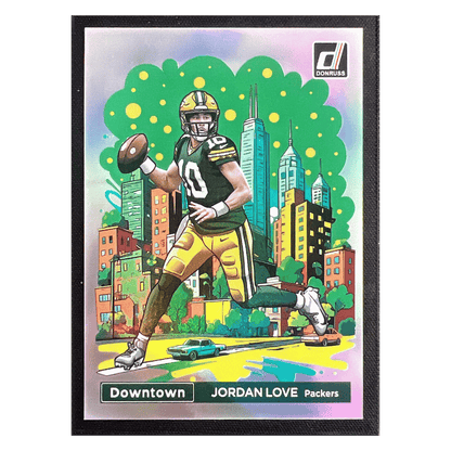 Jordan Love 2024 Panini Donruss Downtown Card #5