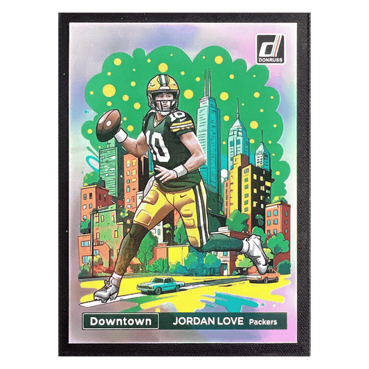 Jordan Love 2024 Panini Donruss Downtown Card #5