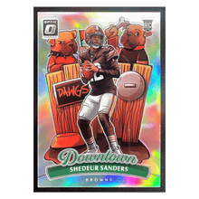 Shedeur Sanders 2025 Panini Donruss Optic Downtown Rookie RC Card #17