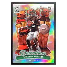 Shedeur Sanders 2025 Panini Donruss Optic Downtown Rookie RC Card #17