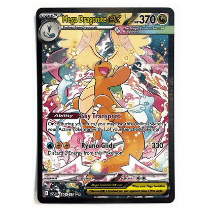 Mega Dragonite ex Pokemon Ascended Heroes Special Illustration Rare Holofoil Card #290/217
