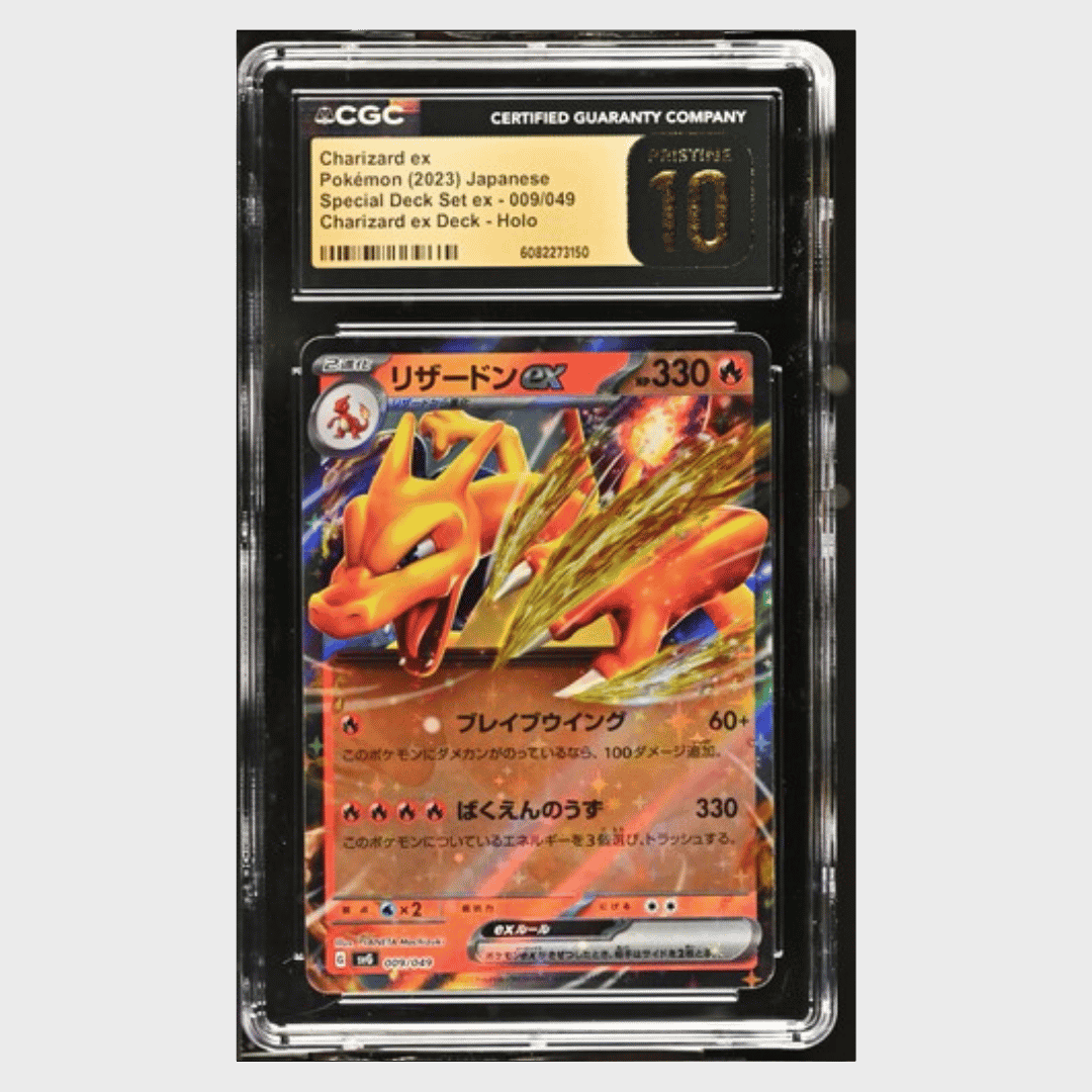 Charizard ex CGC 10 2023 Pokemon Japanese Special Deck Set ex Holo Card #009/049
