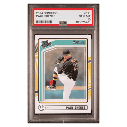 Paul Skenes PSA 10 2024 Panini Donruss Rated Prospect Card #131