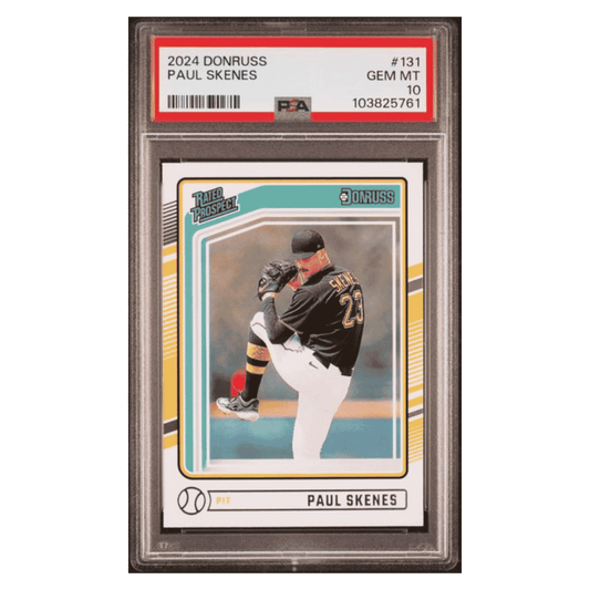 Paul Skenes PSA 10 2024 Panini Donruss Rated Prospect Card #131