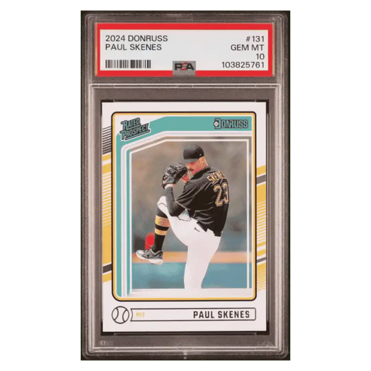 Paul Skenes PSA 10 2024 Panini Donruss Rated Prospect Card #131