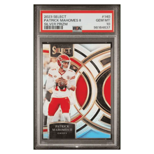 Patrick Mahomes PSA 10 2023 Panini Select Silver Prizm Card #140