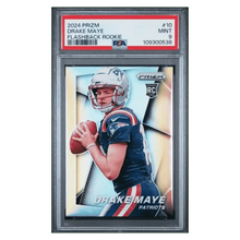 Drake Maye PSA 9 2024 Panini Prizm Flashback Rookie RC Card #10