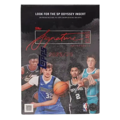 2025-26 Topps Signature Class Basketball Blaster Box