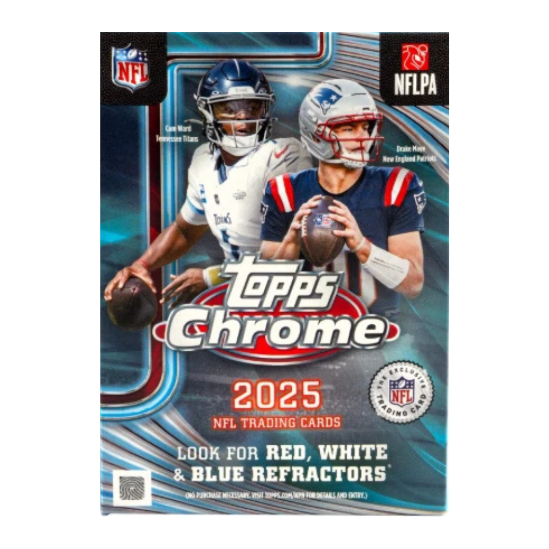 2025 Topps Chrome Football Blaster Box