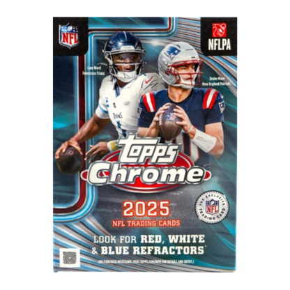 2025 Topps Chrome Football Blaster Box