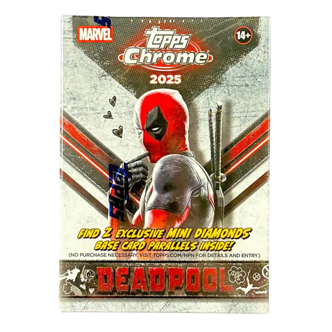 2025 Topps Marvel Chrome Deadpool Blaster Box