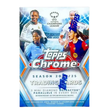 2024-25 Topps Chrome UEFA Women's Champion League Soccer Blaster Box
