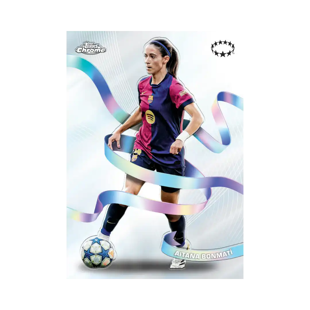 2024-25 Topps Chrome UEFA Women's Champion League Soccer Blaster Box