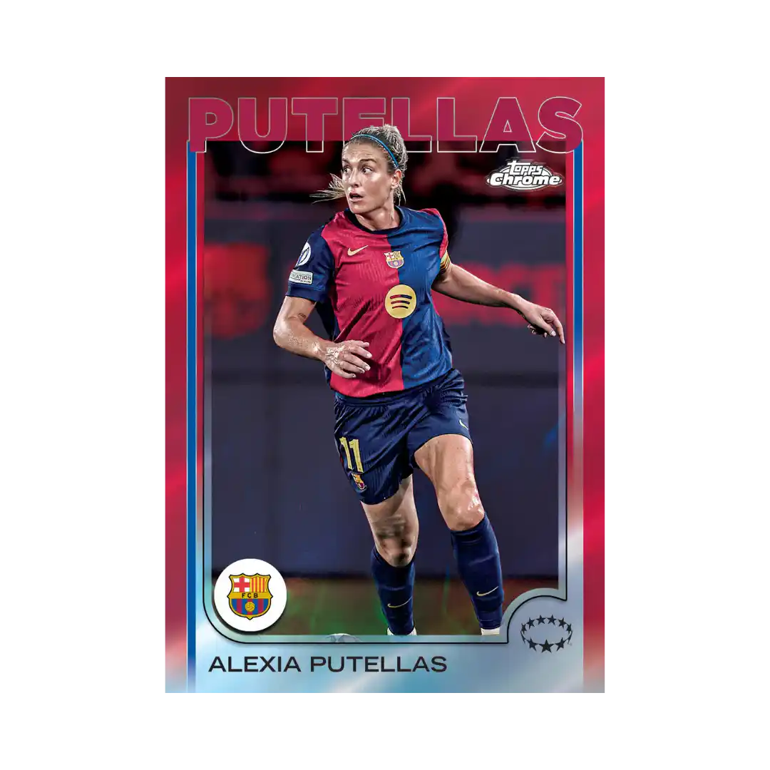 2024-25 Topps Chrome UEFA Women's Champion League Soccer Blaster Box