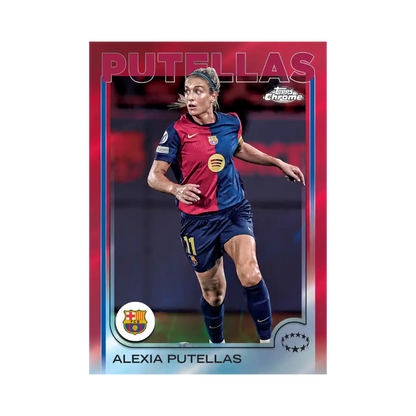 2024-25 Topps Chrome UEFA Women's Champion League Soccer Blaster Box