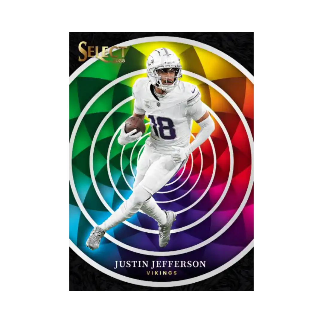 2025 Panini Select Football Blaster Box - Green & Yellow Prizms