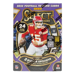 
2025 Panini Select Football Blaster Box - Red & Blue Prizms — Front